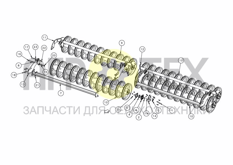 Чертеж ACTIPRESS TWIN ROLLERS FOLDABLE