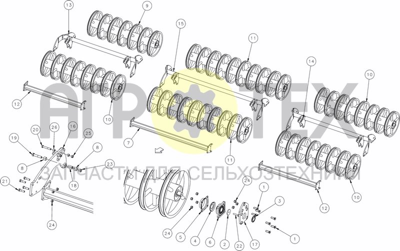 Чертеж ACTIPRESS TWIN ROLLER FOR CULTI T