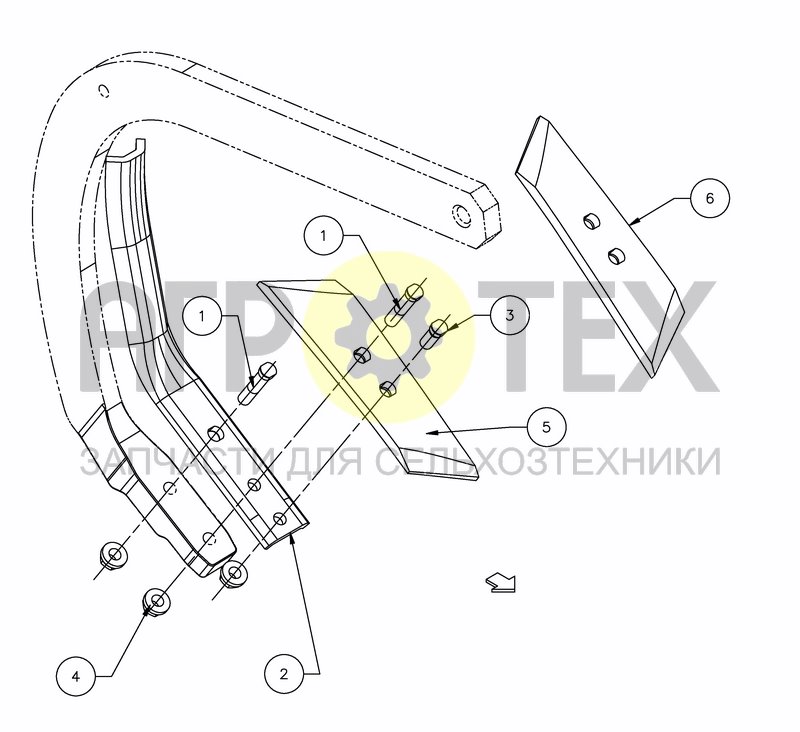 TRIFLEX 400 SHARES (№5 на схеме)