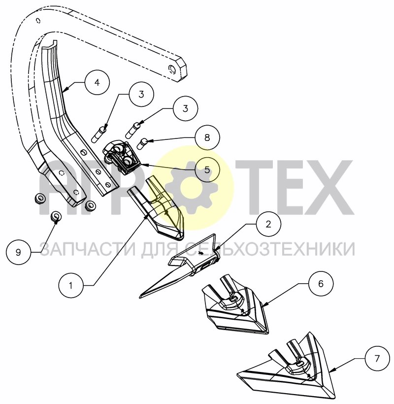 Чертеж KNOCK-ON OPTIONS