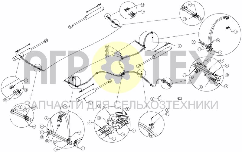 Чертеж HYDRAULIC FOLDING