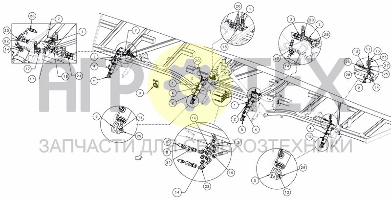 Чертеж HYDRAULIC DEPTH CONTROL