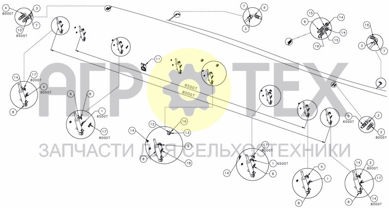 Чертеж HYDRAULIC LEVELLING KIT