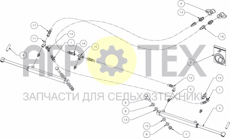 Чертеж HYDRAULIC LEVELLING KIT