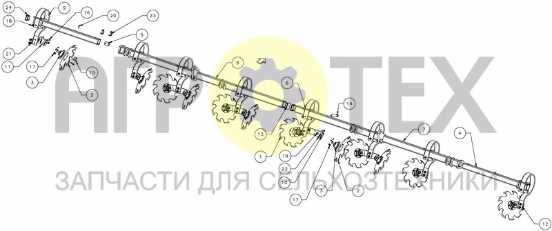 Чертеж HOLLOW DISCS - FOLD