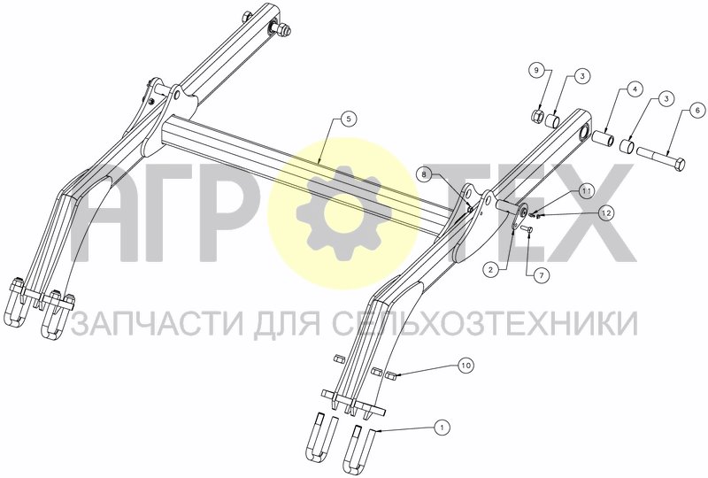 Чертеж ROLLER ARM