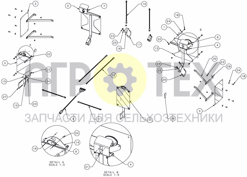 Чертеж LIGHTING KIT ENDURO RIGID - EC