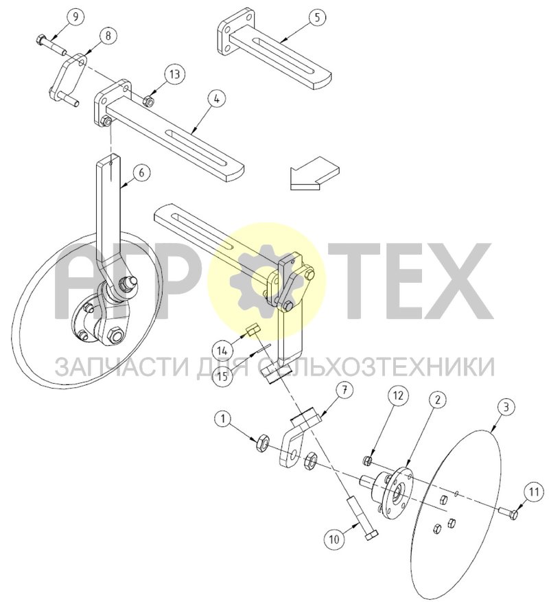 Чертеж RIDGING DISC