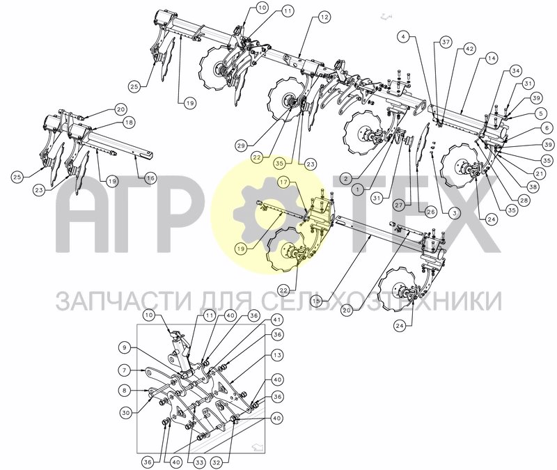 Чертеж LEVELLING DISCS - PRO RIGID