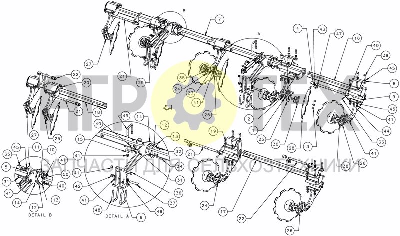 Чертеж LEVELLING DISCS - RIGID