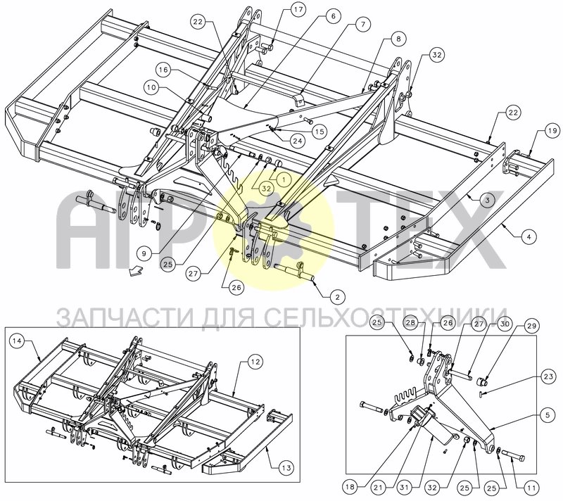 Чертеж RIGID FRAME