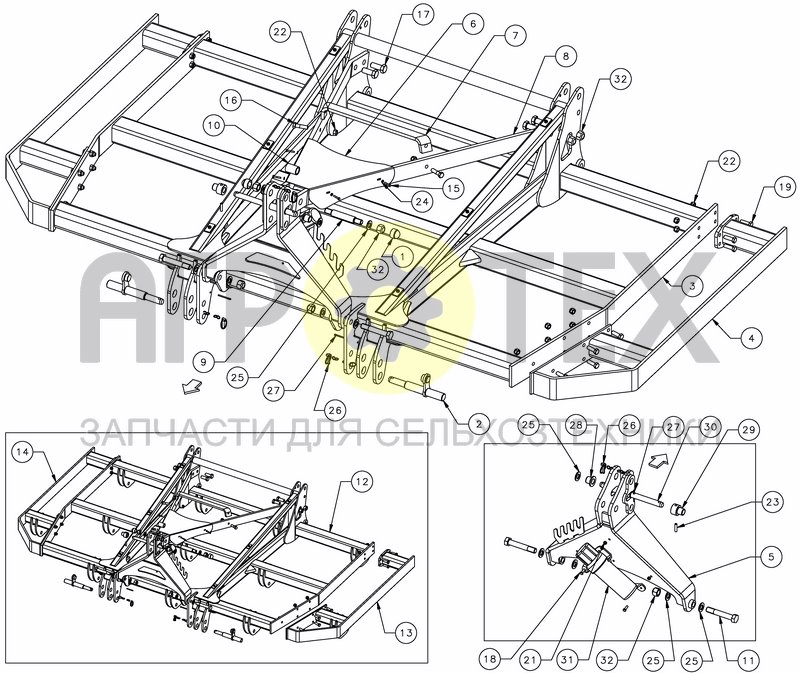 Чертеж RIGID FRAME