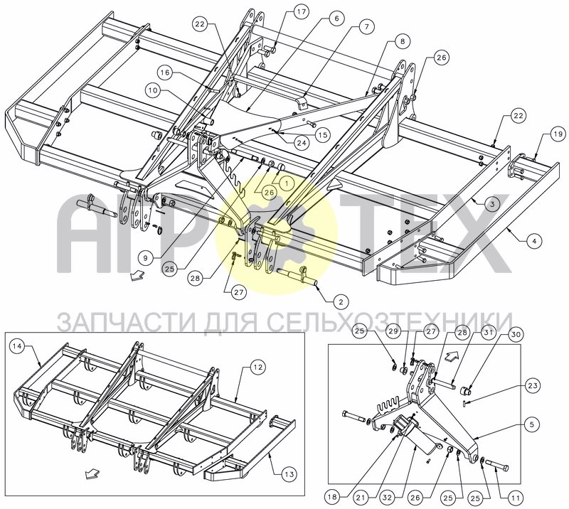 Чертеж RIGID FRAME 3M 3M50