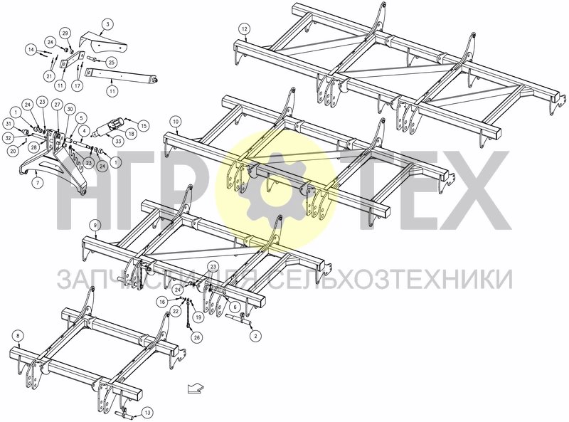 Чертеж RIGID FRAME