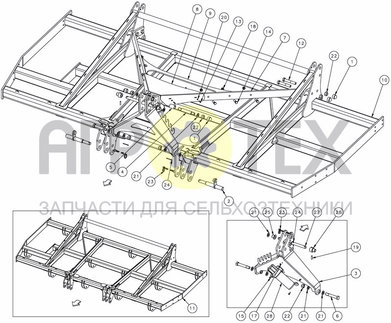 Чертеж RIGID FRAME 4M