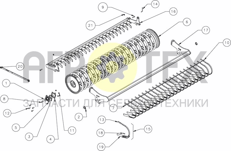 Чертеж ACTIRING ROLLER