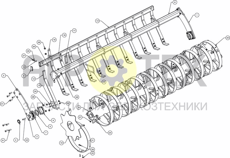 Чертеж ACTIFLEX ROLLER