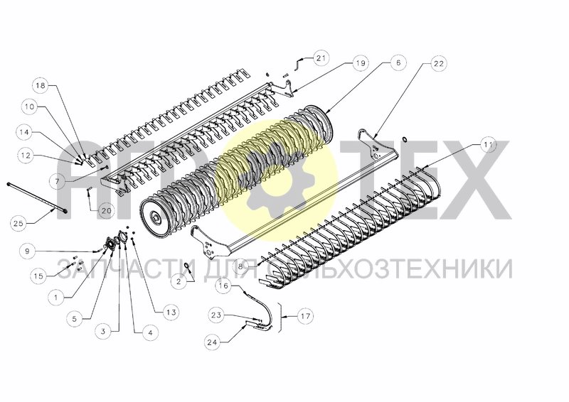 Чертеж ACTIPACK ROLLER