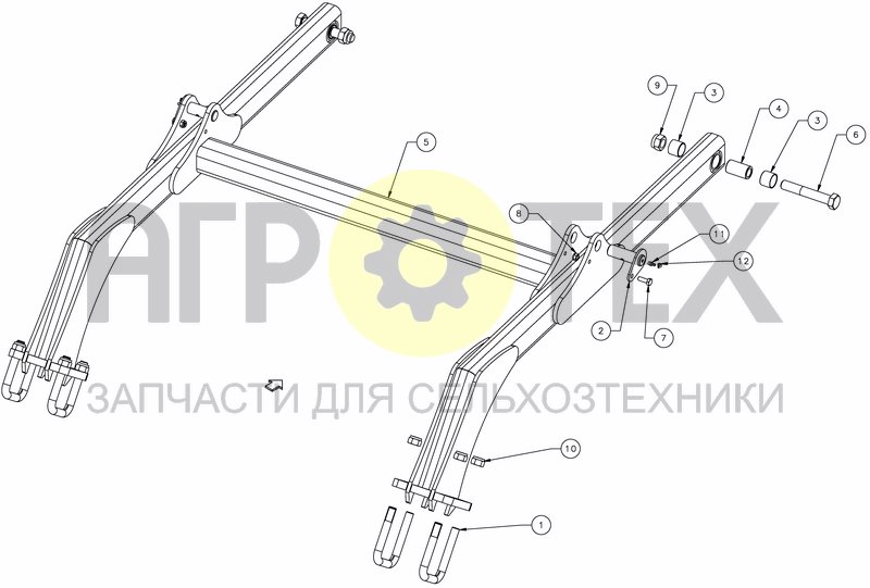 Чертеж ROLLER ARMS - RIGID