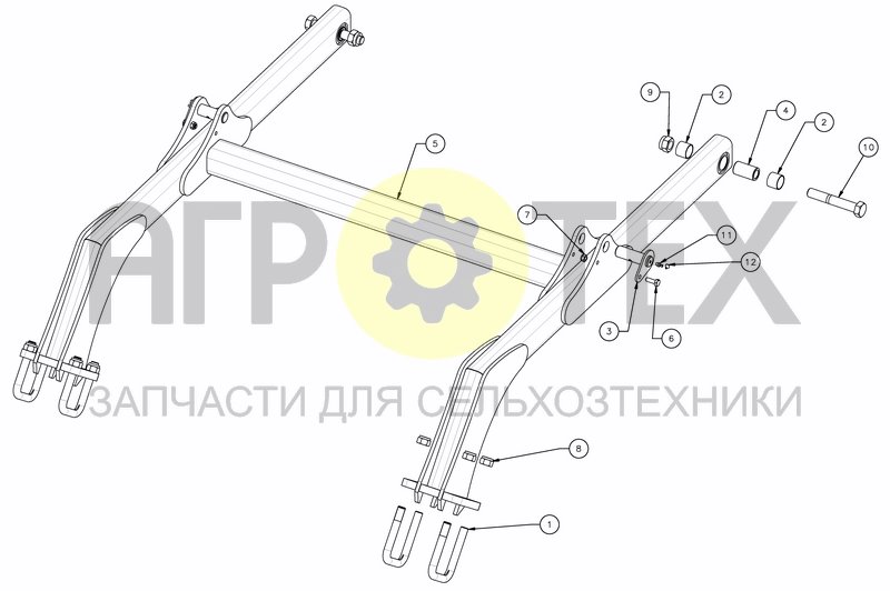 Чертеж ROLLER ARMS - RIGID