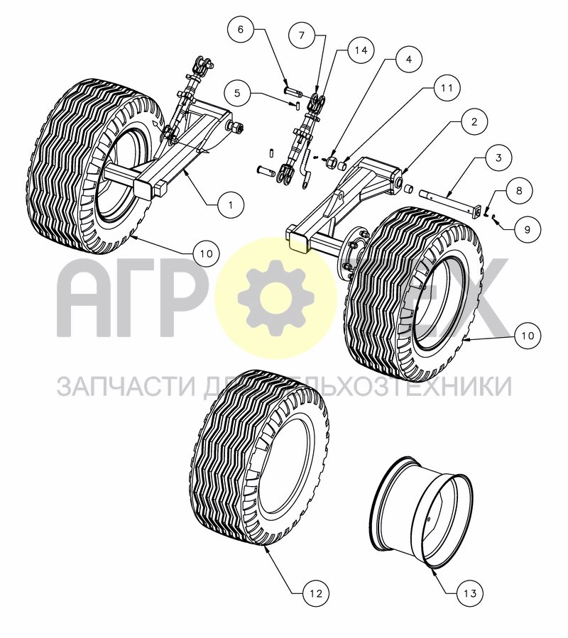 Чертеж DEPTH CONTROL WHEEL