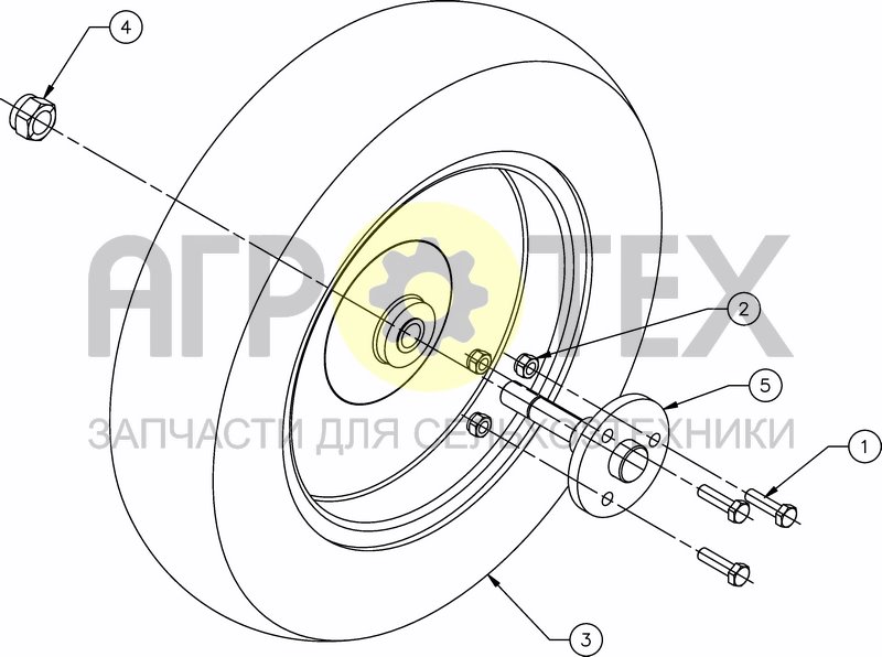 Чертеж GAUGE WHEEL