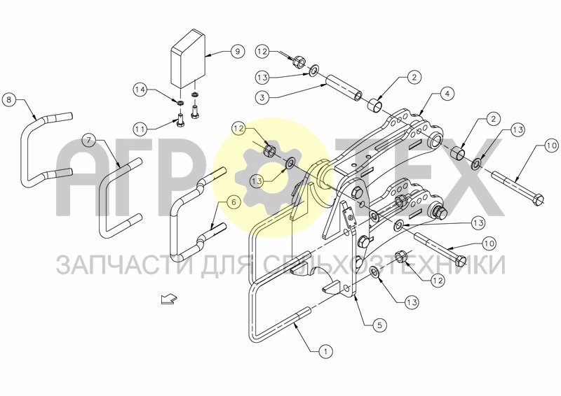 Чертеж EQUIPPED CONNECTING ROD