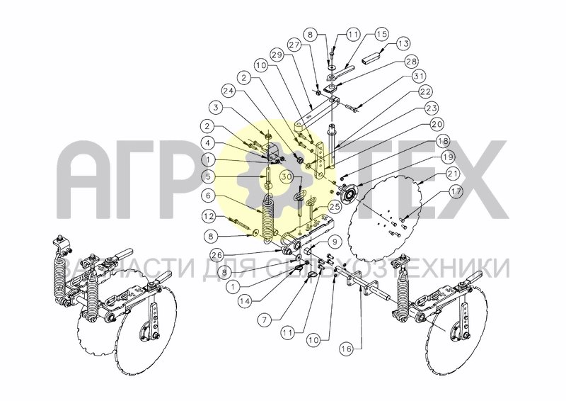 Чертеж LATERAL DISCS