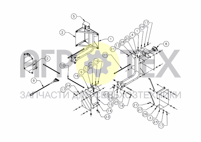 Чертеж LIGHTING KIT FOR STRIPTILL