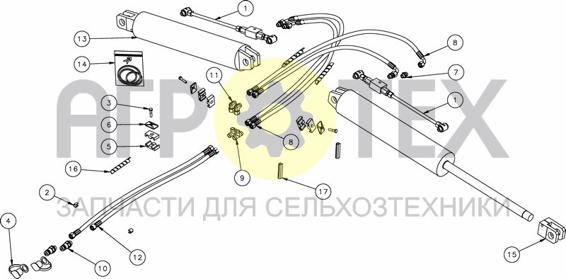 Чертеж FOLDING HYDRAULIC 4M - 5M