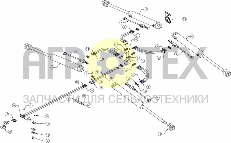 Чертеж HYDRAULIC FOLDING