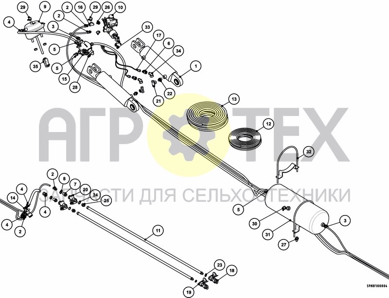 Чертеж AIR BRAKE KIT 40KM/H EU