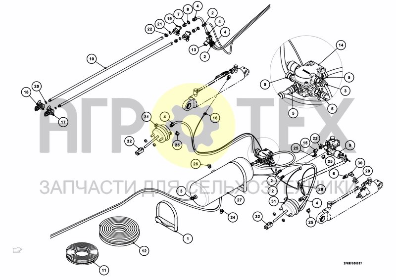 Чертеж AIR BRAKE KIT 40KM/H EU