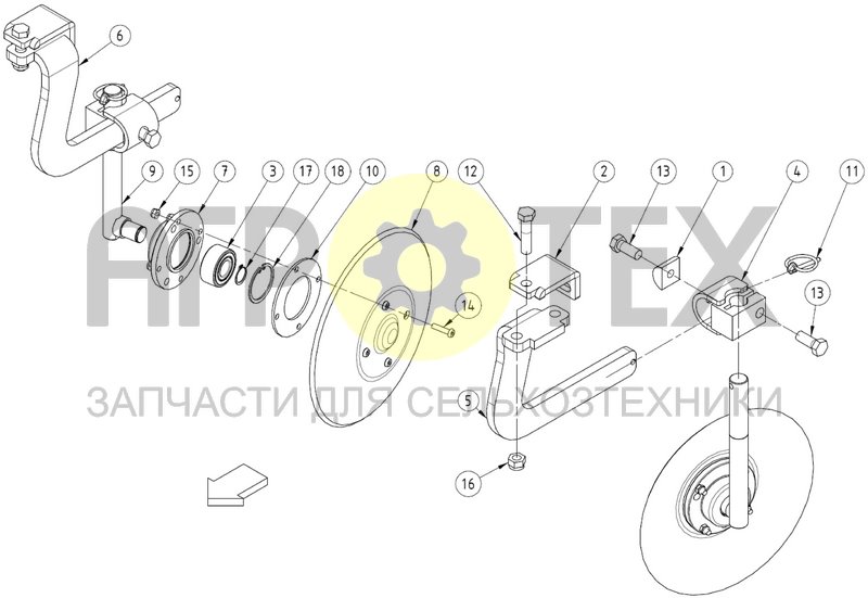 Чертеж SWIVELLING CUTTING DISCS