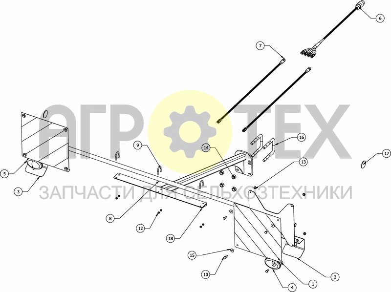 Чертеж LIGHTING EQUIPMENT - UNTIL SERIAL NUMBER 08326