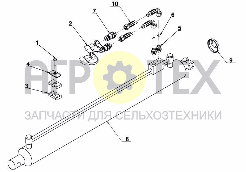 Чертеж HYDRAULIC EQUIPMENT 5 - 6 M