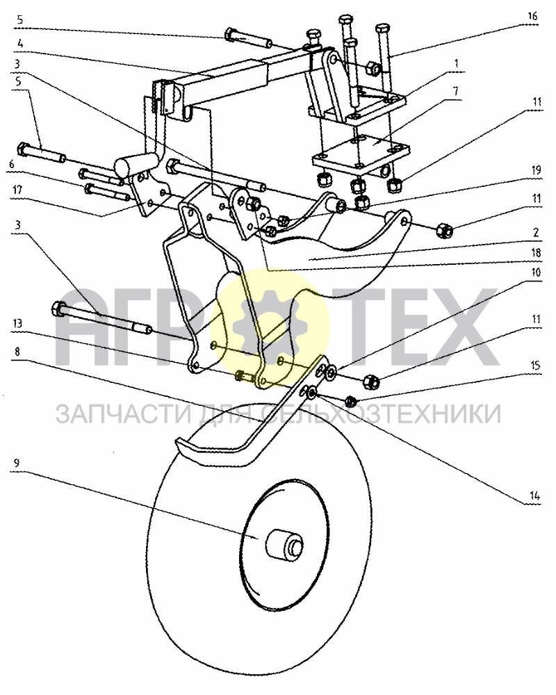 Чертеж STEEL WHEEL 505X165 AND PNEU. WHEEL 600X9