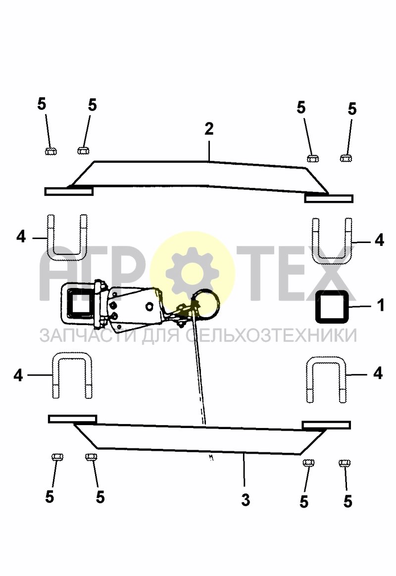 Чертеж FINGER HARROW + CRUMBLER ROLLER COMBINATION KIT