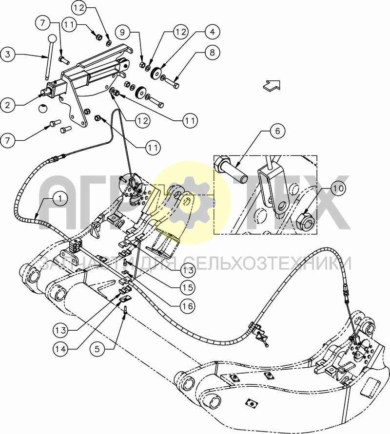 Чертеж PARKING BRAKE KIT