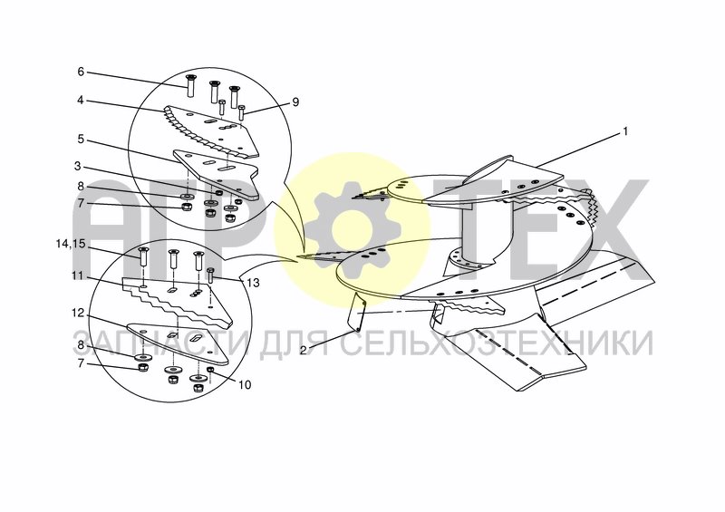 Чертеж AUGER LF