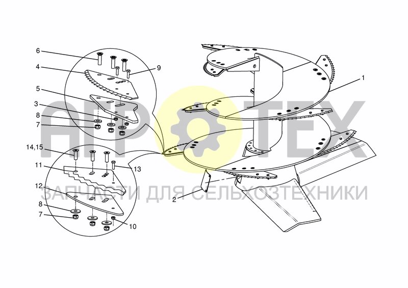 Чертеж AUGER LF