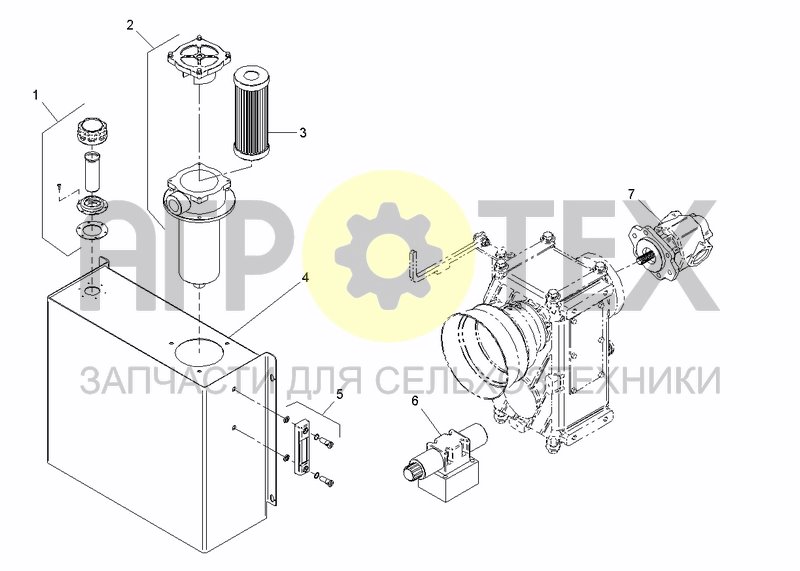 Чертеж OWN OIL SUPPLY - STRAW BLOWER