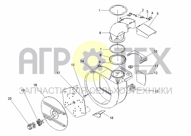 Чертеж STRAW BLOWER