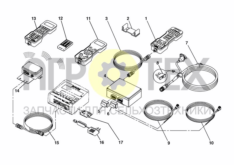 Чертеж ELECTRICAL CONTROL DINACOM 2 - HYDRAULICS