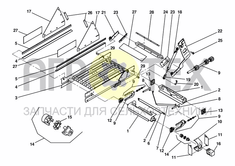 Чертеж FOLDABLE CONVEYOR 1500 (W. CONVEYOR)