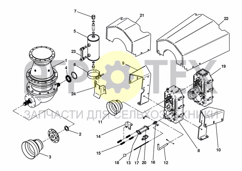 Чертеж GEARBOX