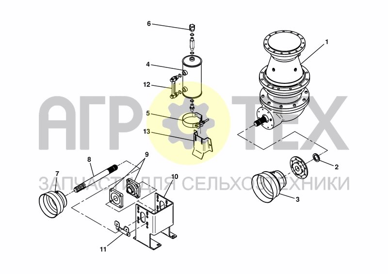 Чертеж GEARBOX STANDARD