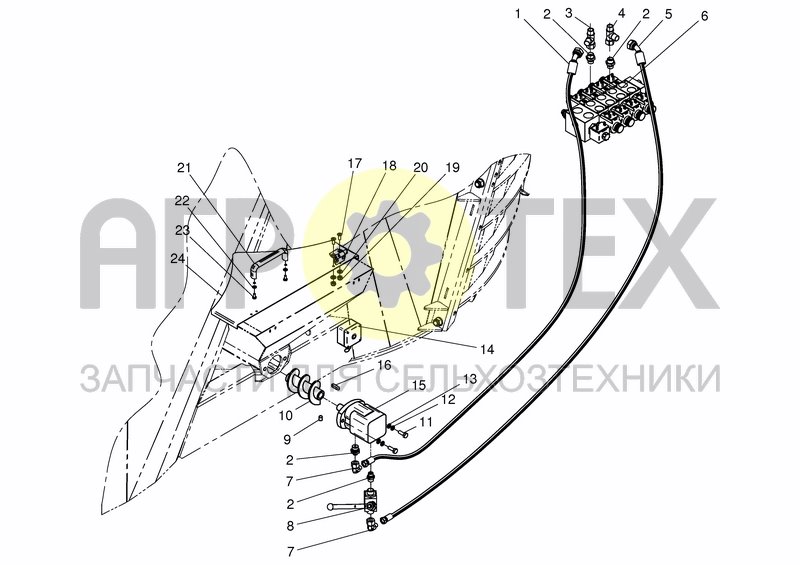 Чертеж HYD. SERVICE SYSTEM - MINERAL KIT - MONO