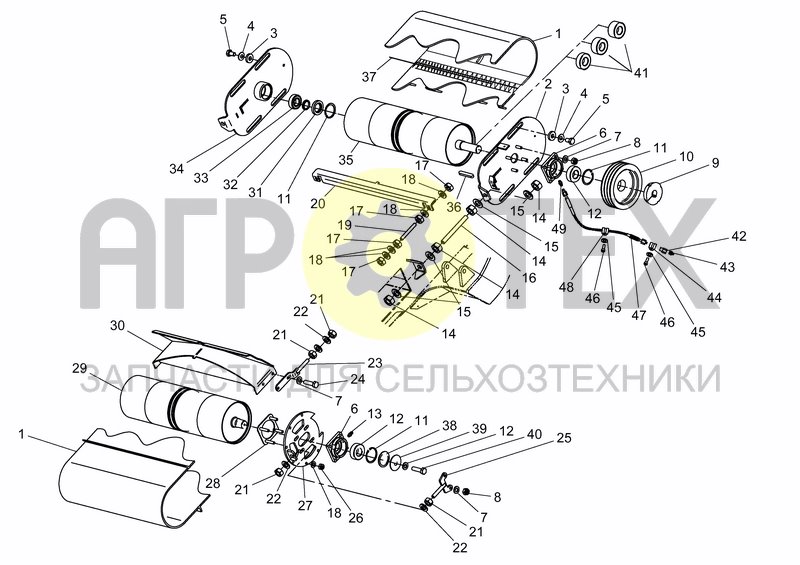 Чертеж CONVEYOR MILLING HEAD