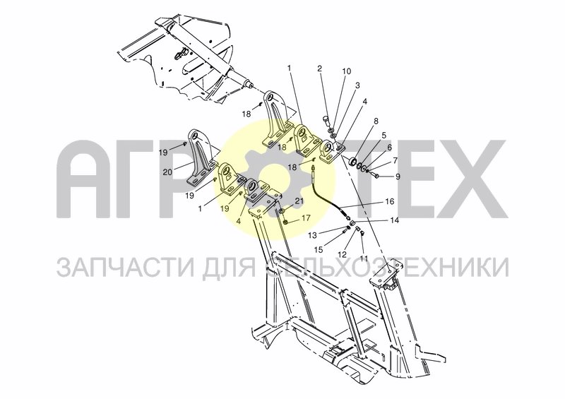 Чертеж BEARING BLOCK MILLING HEAD